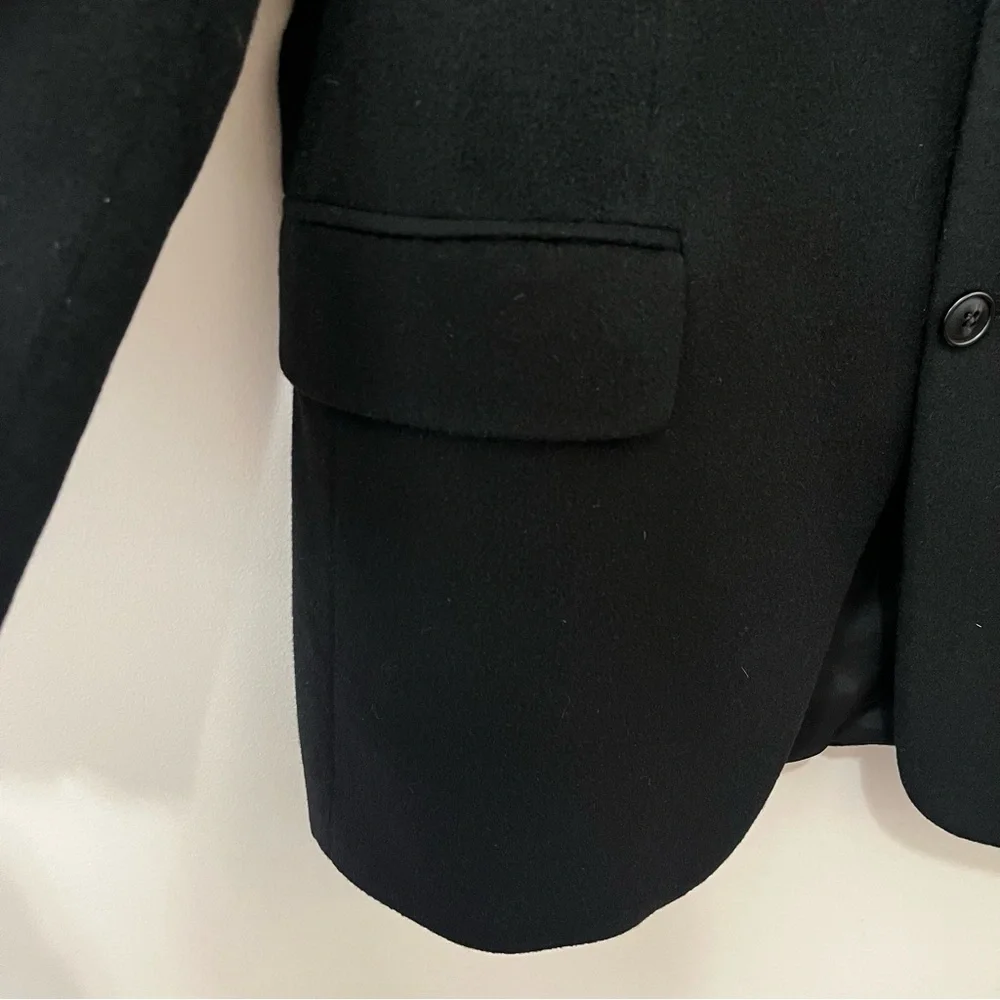 Arnold Brant Cashmere Mens Blazer Sport Coat Black Size 38 - Picture 5 of 9